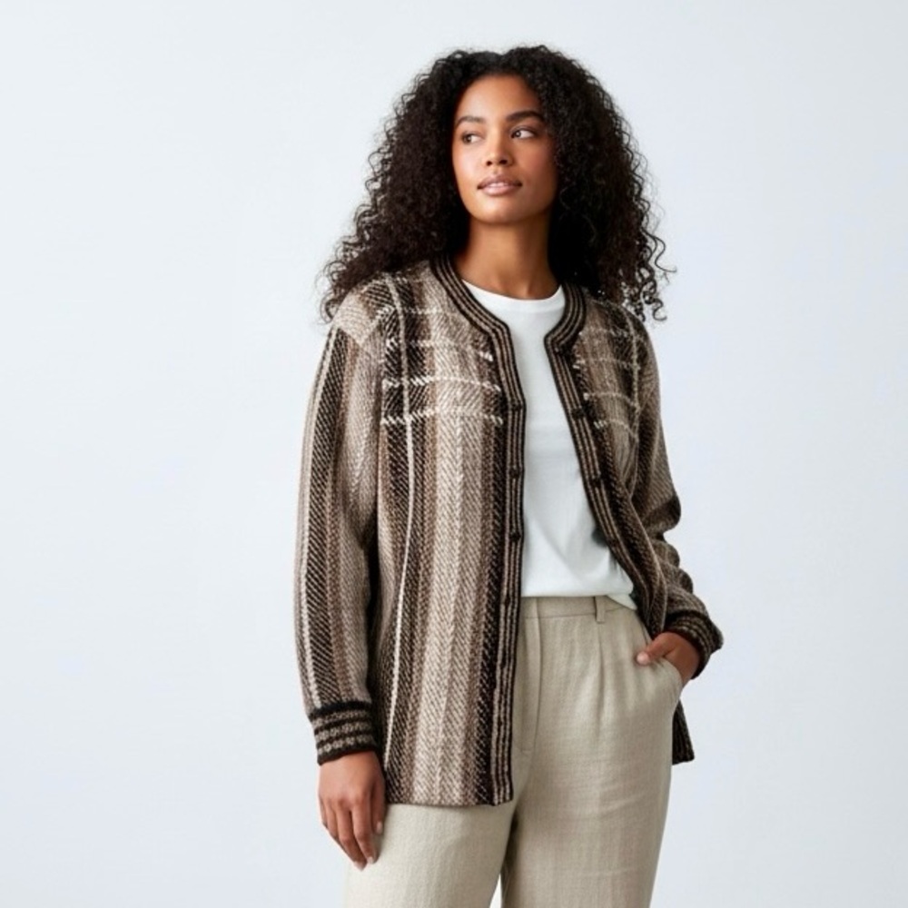 Vintage 70s Boho Wool Cardigan